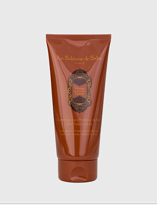 гоммаж для тела «протеины шелка» амбра, ваниль, пачули 200 мл