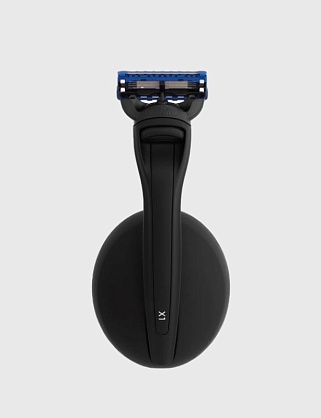 набор bolin webb x1, бритва x1 матовая черная, подставка x1 матовая черная