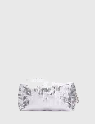 косметичка мини "серебристые пайетки"   