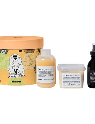 набор nounou 2025 для питания поврежденных волос / radiant savanna