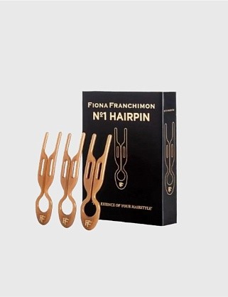 бокс (3 шт) шпилька hairpin no1 - карамельный (smooth caramel)