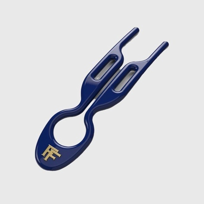 бокс (3 шт) шпилька hairpin no1 - синий (royal blue)
