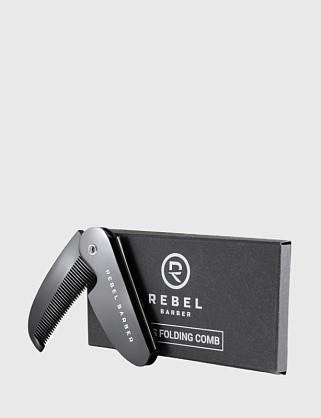 расческа для усов rebel barber folding moustache comb