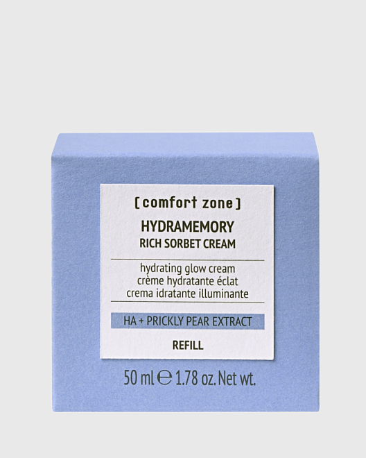 hydramemory rich sorbet cream / крем питательный для лица увлажнение и сияние, 50 мл