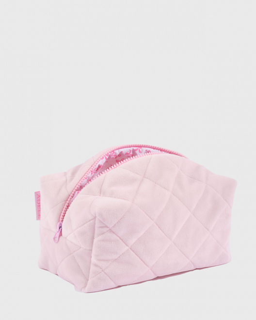 косметичка "нежно- розовый плюш"