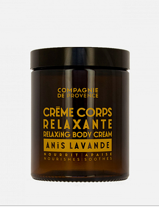 anis lavande/anise lavender body cream 180 ml - расслабляющий питательный крем для тела