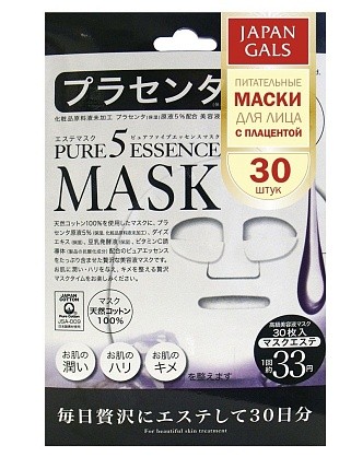 pure5 essence маска с плацентой 30 шт