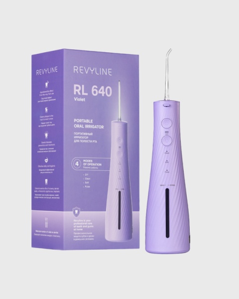 RL 640 ирригатор портативный, сиреневый