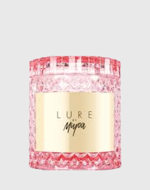 свеча аромат «lure by mira» стакан светло-розовый 220 (тубус)