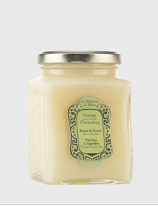 масло карите для тела и волос la sultane de saba зеленый чай и имбирь, 300 мл