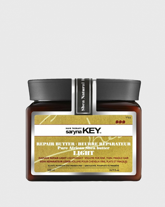 маска восстанавливающая с африканским маслом  ши 500 мл saryna key damage repair light