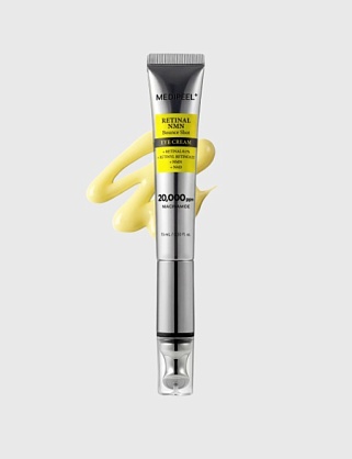 крем для глаз с ретиналем medipeel⁺ retinal nmn bounce shot eye cream (15мл)