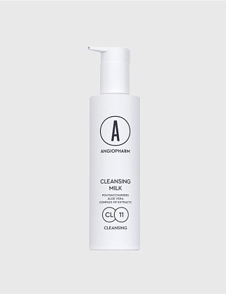 очищающее молочко для лица "ангиофарм", 200 мл
