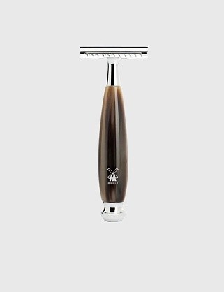 т-образная бритва muehle vivo, смола, цвет рога