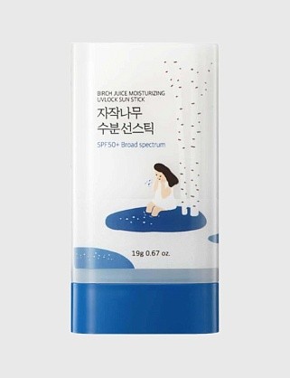 солнцезащитный стик для чувств-й кожи с березовым соком birch juice moisturizing sun 19 гр