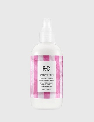 candy stripe protect + prep detangling spray/спрей для защиты и распутывания волос "леденец", 251 мл