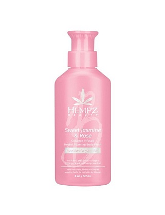 гель для душа сладкий жасмин и роза / sweet jasmine & rose herbal foaming body wash (235ml)