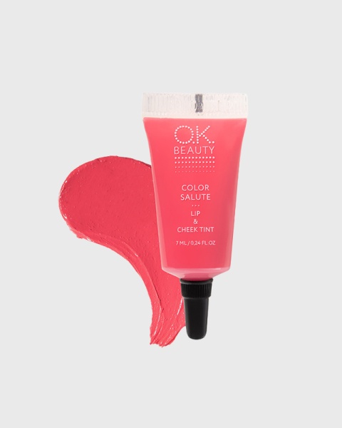 Стойкий пигмент для губ и щек OK BEAUTY COLOR SALUTE LIP&CHEEK TINT тон Flamingo RUS (термо) (6114)