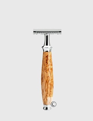 т-образная бритва muehle purist, каповая береза