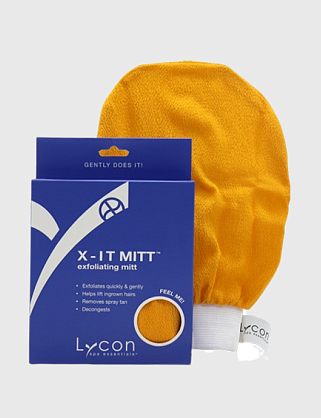 x-it exfoliating mitt - варежка-мочалка для тела