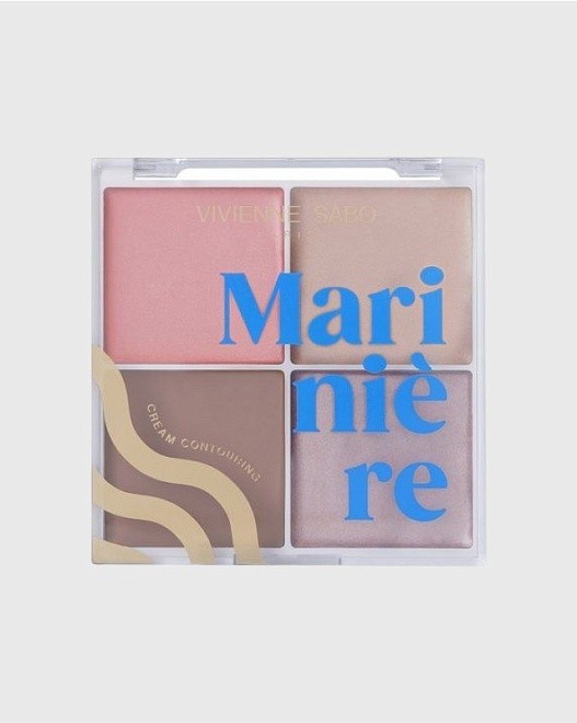 кремовая палетка для скульптурирования лица/ cream face contouring palette/mariniere 01