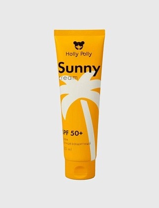 крем солнцезащитный для тела holly polly sunny spf 50+, 200мл