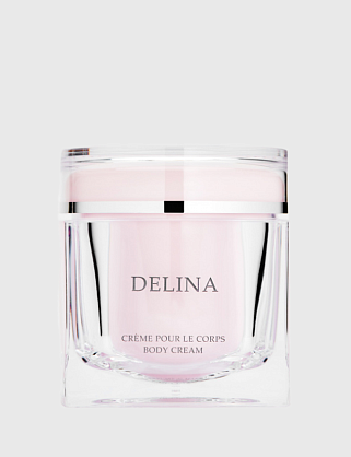 delina 200ml perfumed body cream , делина парф. крем для тела 200 гр для жен.