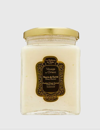 масло карите для тела и волос la sultane de saba амбра, мускус и сантал, 300 мл