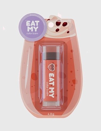 оттеночный бальзам для губ "двойной шоко шейк"