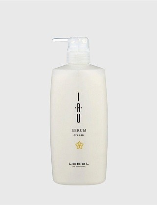 аромакрем для увлажнения и разглаживания волос iau serum cream  600 мл