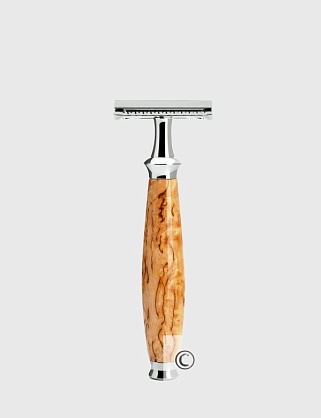 т-образная бритва muehle purist, каповая береза