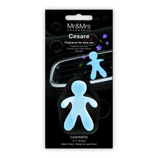 ароматизатор для автомобиля/ cesare/ голубая пастель/cashmere/ кашемир