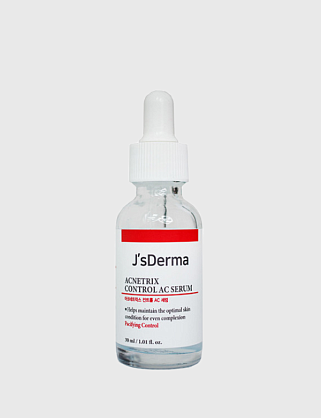 jsderma  acnetrix control ac serum (30ml) сыворотка с ниацинамидом и цинком