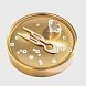 металлическая шпилька hairpin no1 swarovski в тубусе, 1 шт - золотой - yellow gold steel