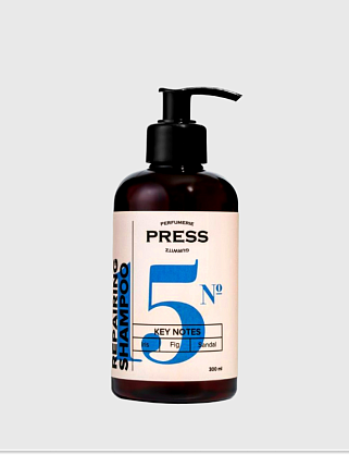 восстанавливающий шампунь для волос pgp №15 iris, fig, sandal 300 мл