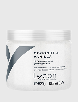 coconut & vanilla sugar scrub - скраб для тела - кокос и ваниль, 520гр