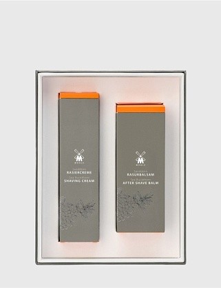 набор для бритья muehle, крем и бальзам после бритья, облепиха