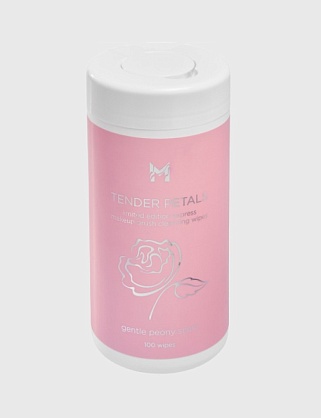 tp4 очищающие салфетки для кистей tender petals / нежные лепестки, 100 шт