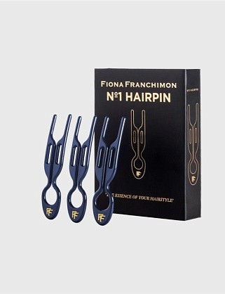 бокс (3 шт) шпилька hairpin no1 - синий (royal blue)