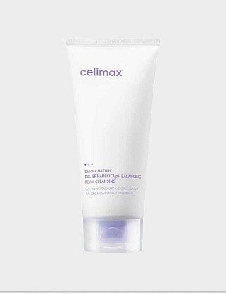 слабокислотная очищающая пенка derma nature relief madecica ph balancing foam 150мл