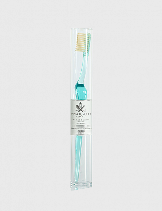 зубная щетка с нейлоновой щетиной мягкая (цвет ice blue)