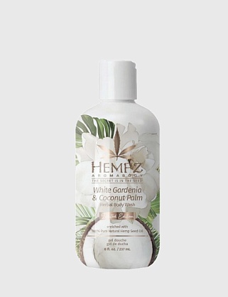 гель для душа белая гардения и кокос / white gardenia & coconut palm herbal body wash (237ml) 