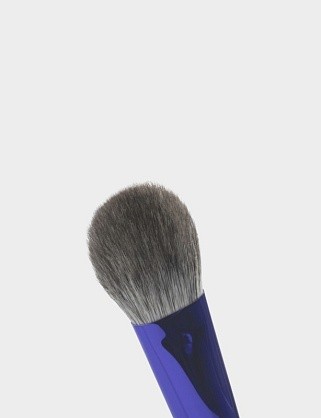 к147* кисть средняя плоская многофункциональная для румян, коррекции, хайлайтера