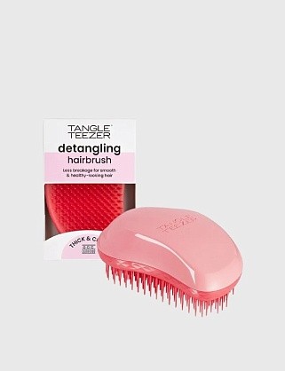 расческа tangle teezer thick & curly pink punch