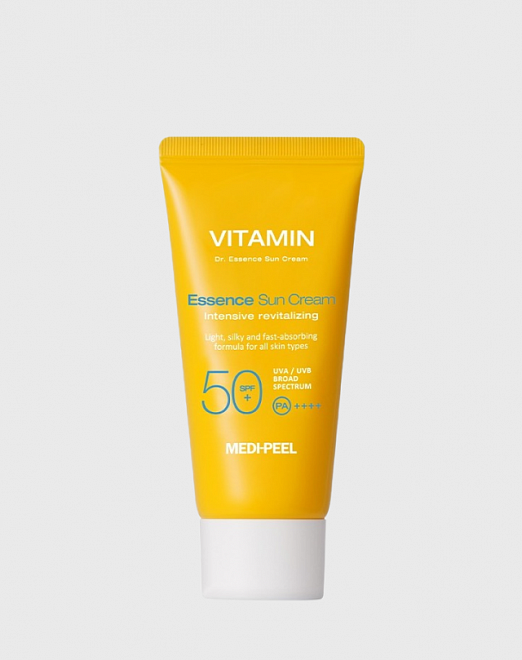 солнцезащитный крем для лица с витаминами medi-peel vitamin dr essence sun cream spf50+ pa++++ 50 м