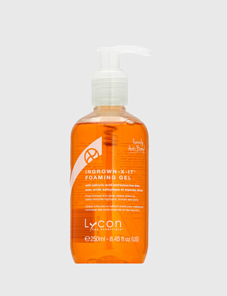 ingrown-x-it foaming gel - гель для душа глубокого очищения с фруктовыми кислотами, 250 мл