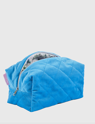 косметичка "синий плюш"
