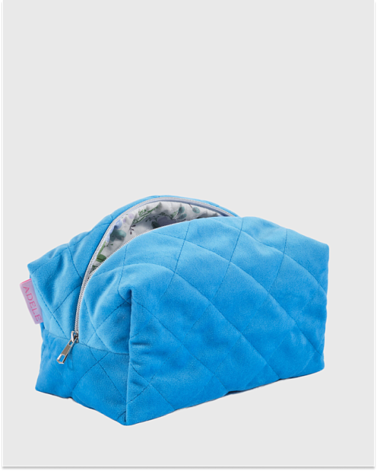 косметичка "синий плюш"