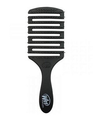 wet brush щетка pro flex dry paddle д/быстрой сушки черная (588408) прямоугольная с мягкой ручкой