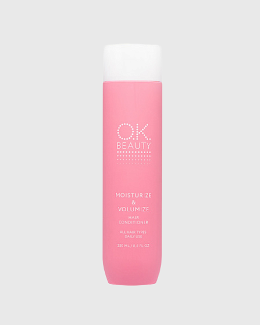 кондиционер для увлажнения и придания объема ok beauty moisturize & volumize